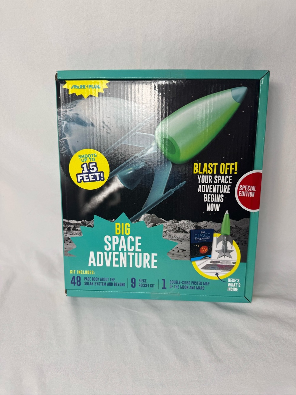 🚀 Big Space Adventure Rocket Launch Set Air-Powered Outdoor STEM Toy Ages 9+